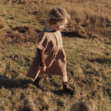 Elowan Baby & Kids Dress - Linen - Cedarwood