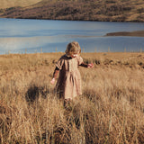 Elowan Baby & Kids Dress - Linen - Cedarwood