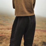 Hawthorn Women's Trousers - Linen - Black