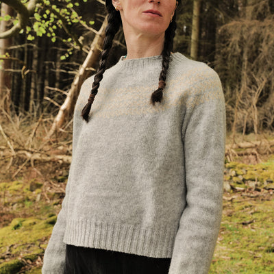 Garden Women's Sweater - Lambswool - Flint