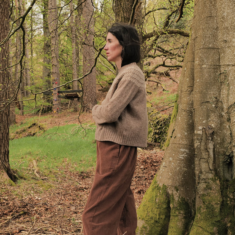 Garden Women's Sweater - Lambswool - Mouse