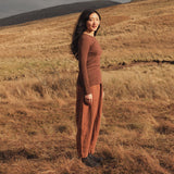 Hawthorn II Women's Trousers - Linen - Auburn