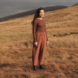 Hawthorn II Women's Trousers - Linen - Auburn