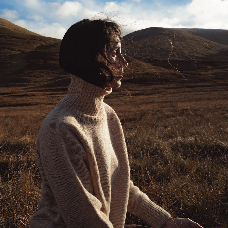 Highland Women's Rollneck - Lambswool - Mallow