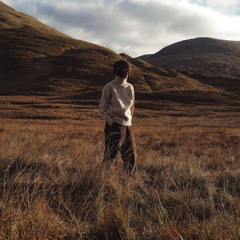 Highland Women's Rollneck - Lambswool - Mallow