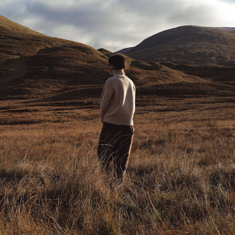 Highland Women's Rollneck - Lambswool - Mallow