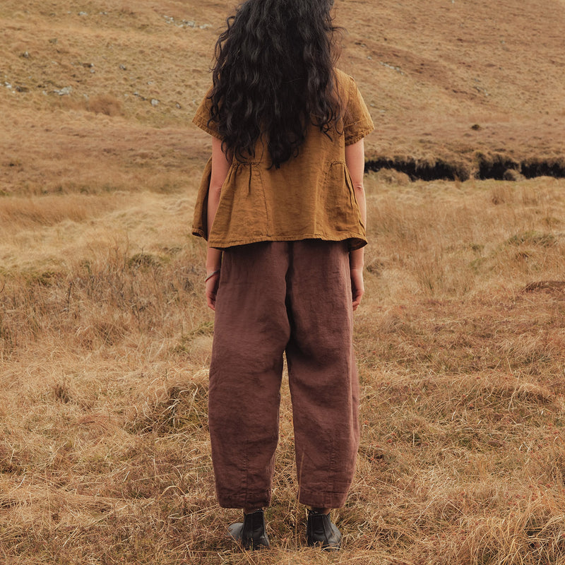 Hawthorn II Women's Trousers - Linen - Squirrel