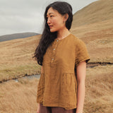 Juniper Women's Blouse - Linen - Copper