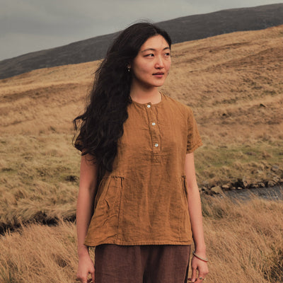 Juniper Women's Blouse - Linen - Copper