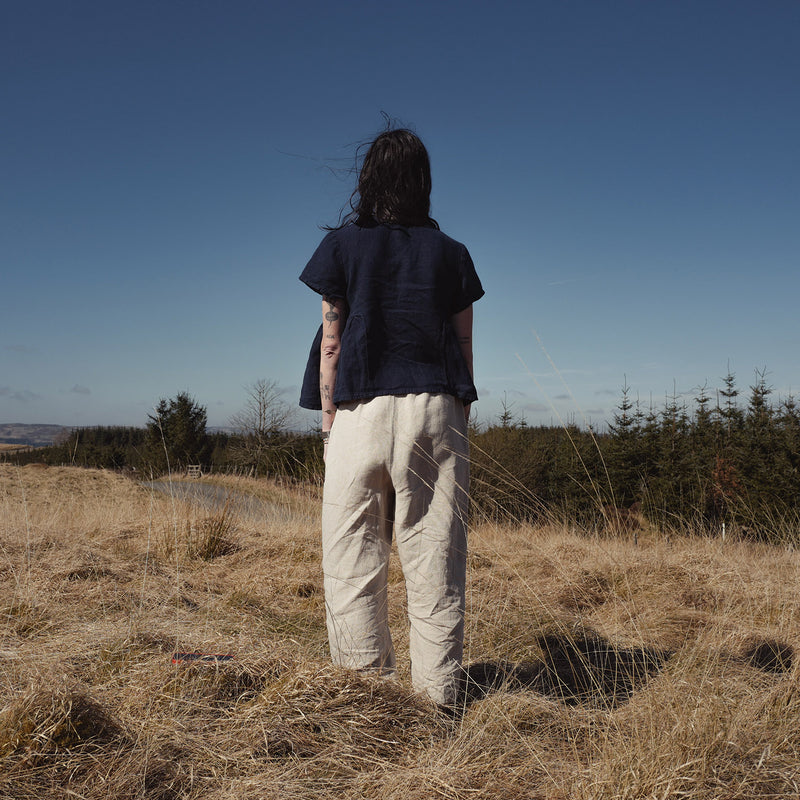 Juniper Women's Blouse - Linen - Midnight