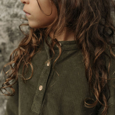 Larch Shirt - Cotton Corduroy - Thyme