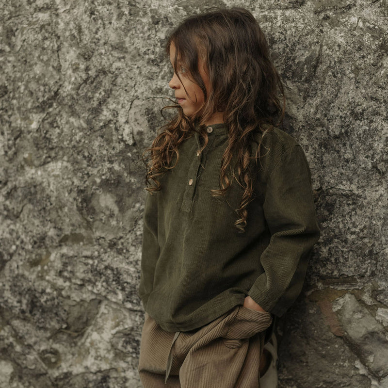 Larch Shirt - Cotton Corduroy - Thyme