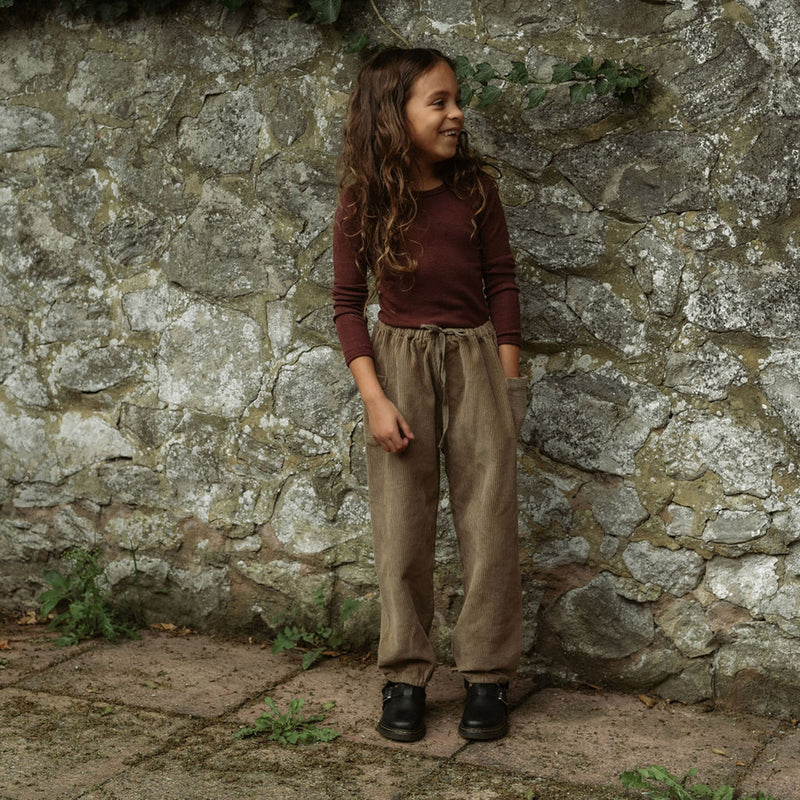 Linden Trousers - Cotton Corduroy - Mole