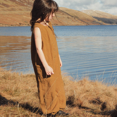 Maple Baby & Kids Jumpsuit - Linen - Copper