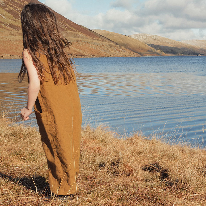 Maple Baby & Kids Jumpsuit - Linen - Copper