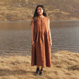 Orchard Women's Dress - Linen - Auburn