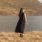 Orchard Women's Dress - Linen - Black