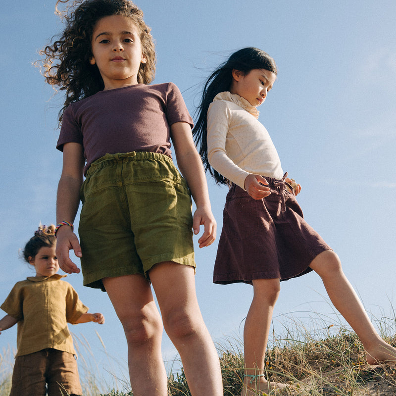 Rowan Shorts - Linen - Olive