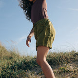 Rowan Shorts - Linen - Olive