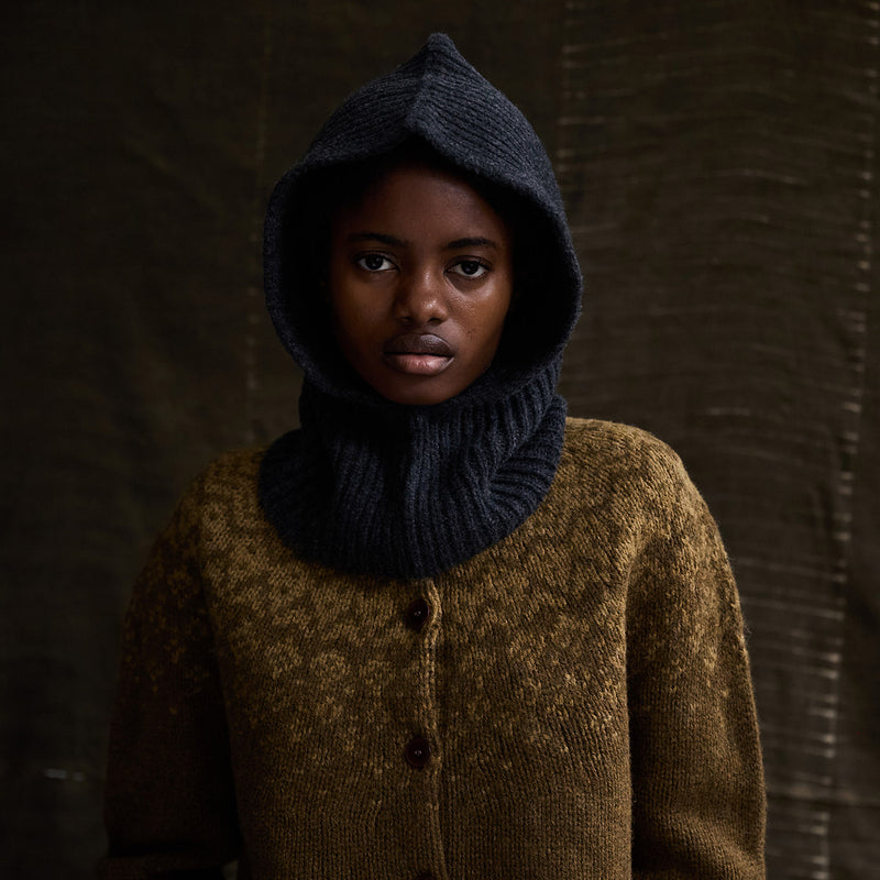 Warbler Adult's Balaclava - Lambswool - Charcoal