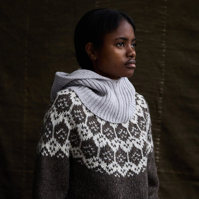 Warbler Adult's Balaclava - Lambswool - Pearl Grey