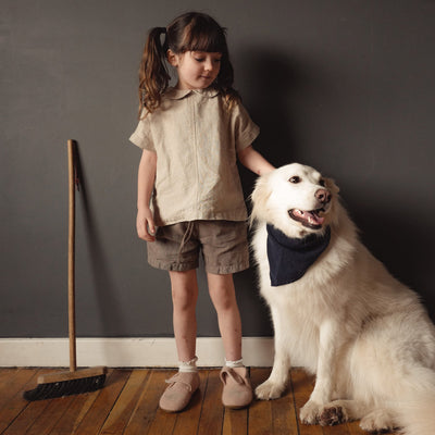 Rowan Shorts - Linen - Timber