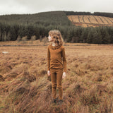 Wren Kids Top - Cotton Pointelle - Copper