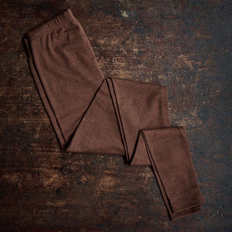 Lark Top & Finch Leggings Women’s Set - Merino Wool & Silk - Squirrel