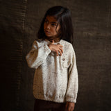 Crake Baby & Kids Sweater - Merino Wool Speckle - Quail