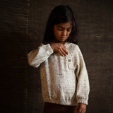 Crake Baby & Kids Sweater - Merino Wool Speckle - Quail