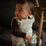 Cuckoo Baby Romper - Merino Wool Speckle - Quail