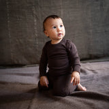 Egret Baby Body - Merino Wool - Bark