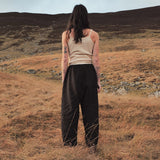 Hawthorn Women's Trousers - Linen - Black