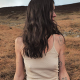 Cygnus Women's Top - Cotton Pointelle - Shell