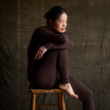 Condor Womens Leggings - Merino Wool - Bark