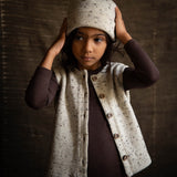 Magpie Baby & Kids Vest - Merino Wool Speckle - Quail
