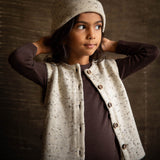 Magpie Baby & Kids Vest - Merino Wool Speckle - Quail