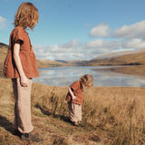 Elowan Baby & Kids Top - Linen - Auburn