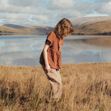 Elowan Baby & Kids Top - Linen - Auburn