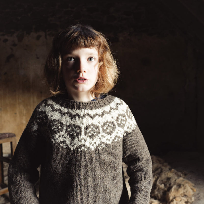 Norse Sweater - Donegal Wool - Granite