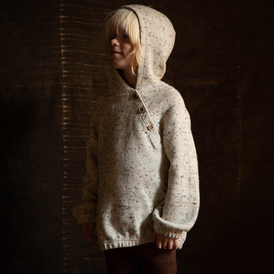 Plover Hoodie - Merino Wool Speckle - Quail