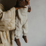Cuckoo Baby Romper - Merino Wool Speckle - Quail