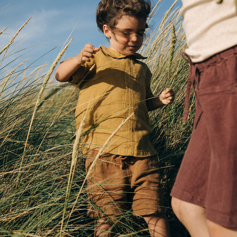 Rowan Shorts - Linen - Hazelnut