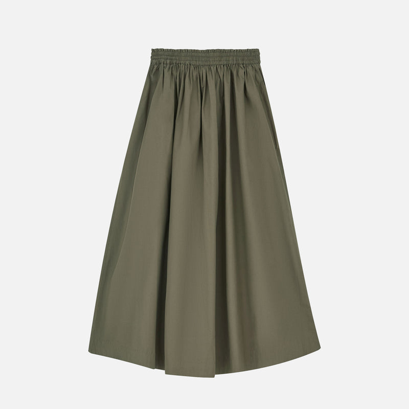 Women's Cotton Dagny Skirt - Khaki