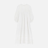 Women's Cotton Florentine Dress - Optic White