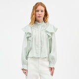 Women’s Cotton Clea Shirt - Light Aqua