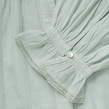 Women’s Cotton Clea Shirt - Light Aqua