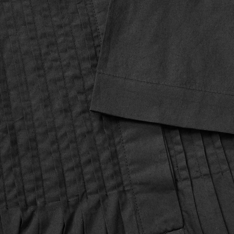 Women's Cotton Dot Shirtdress - Black