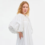 Women's Cotton Florentine Dress - Optic White