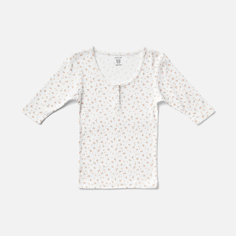 Cotton Field Tee - Sorbet Fleur